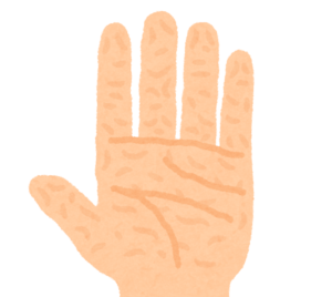 乾燥した手の画像